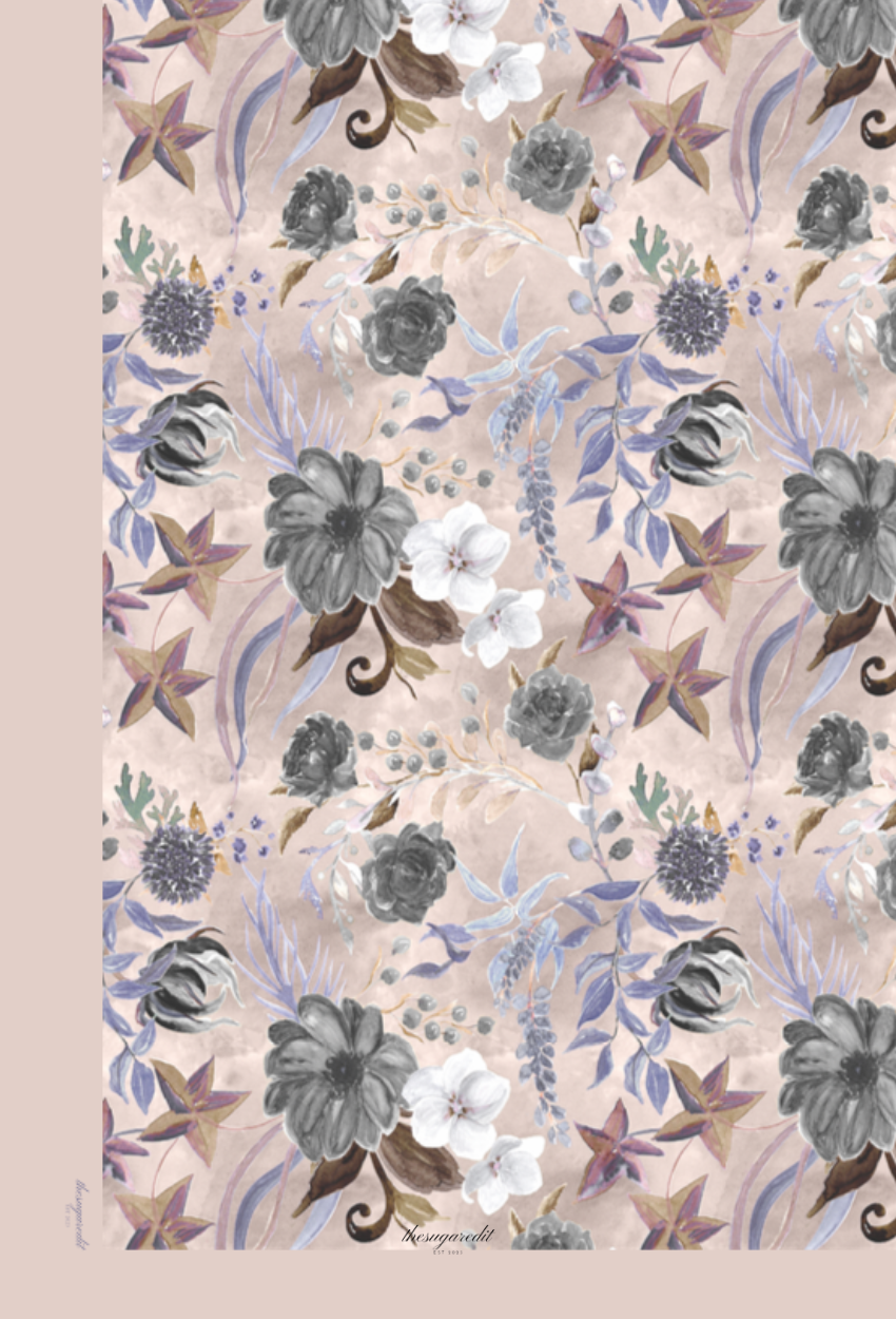 TSE BloomInvitation Japanese Cotton Voile Square - Ariel