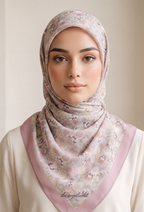 TSE BloomInvitation Japanese Cotton Voile Square - Calista
