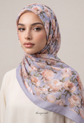 TSE BloomInvitation Japanese Cotton Voile Square - HollandPark(Vibrant)