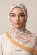 TSE BloomInvitation Japanese Cotton Voile Square - Aswan
