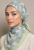 TSE Mod Japanese Cotton Voile Square In GretaGarden