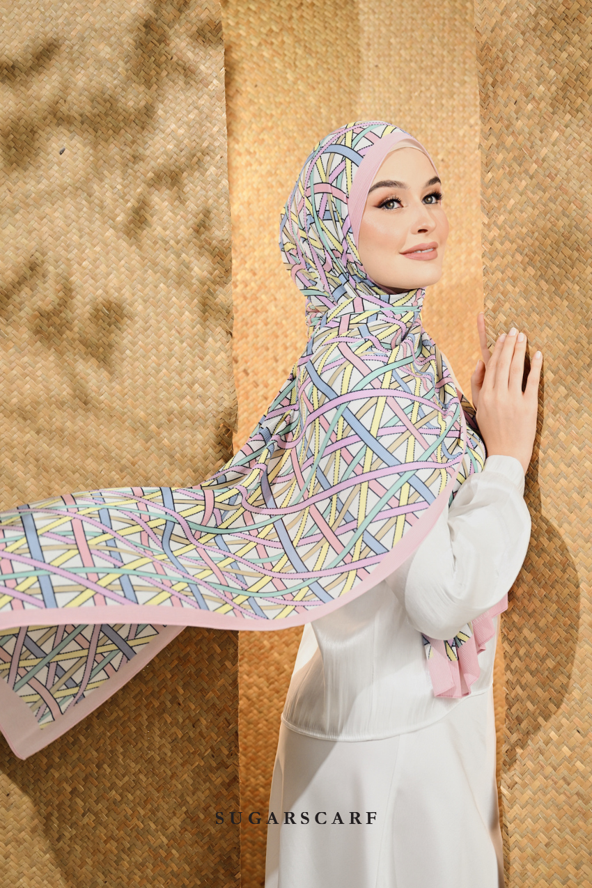 YES DEFECT( Full Wide Pleats Shawl ) Classy Simpulan ( TIKAR )