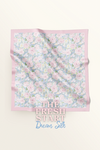 ( Square ) The Fresh Start Matte Satin Silk Scarf ( Dream Silk )