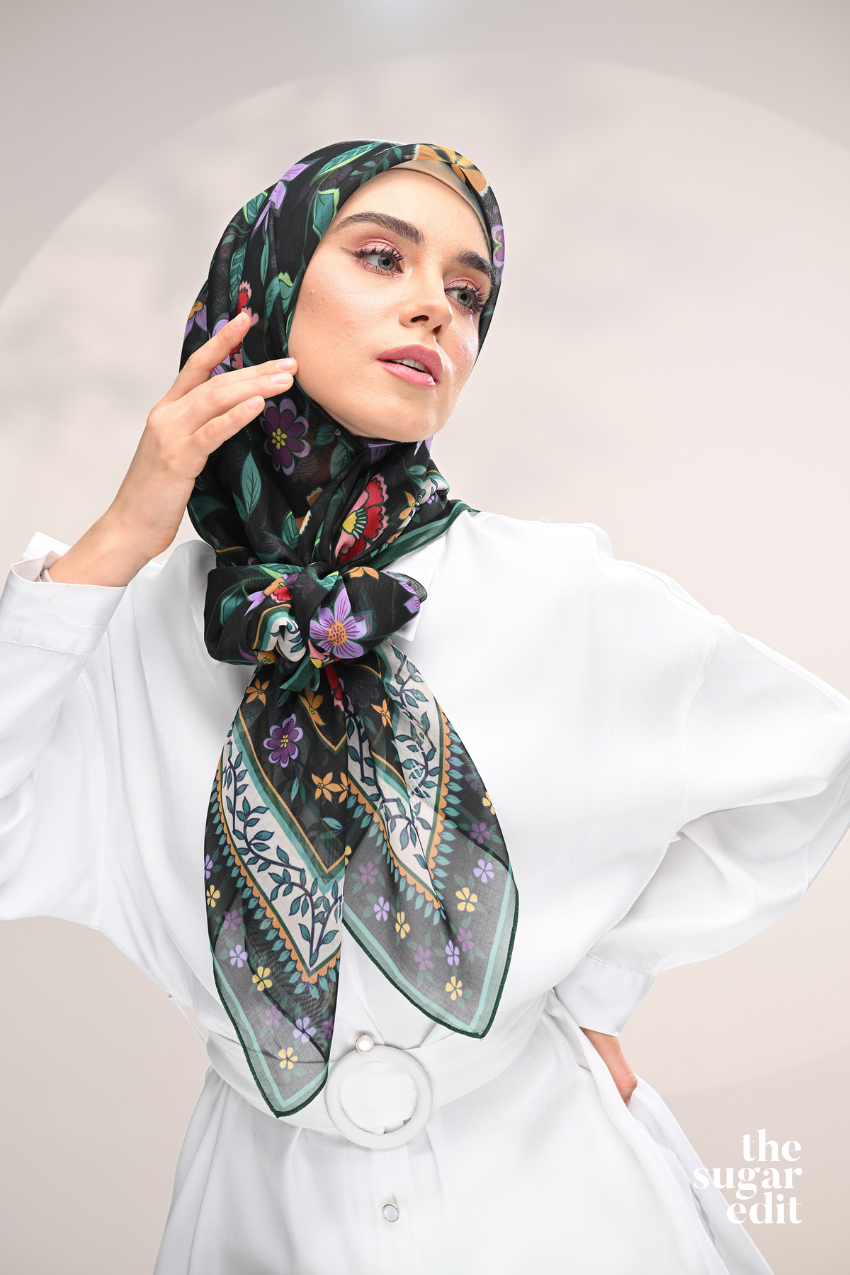 YES DEFECT - THESUGAREDIT Blossom Allure JapanCottonVoile In ( Infinity )
