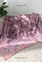 TSE BloomInvitation Japanese Cotton Voile Square - Deana