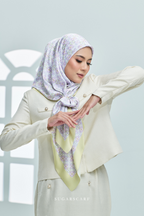 YES DEFECT - ( Square ) AS-IS Girl Boss Mixed Satin Silk Scarf ( Learning )