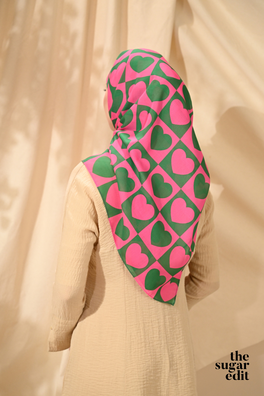 YES DEFECT - THESUGAREDIT Heart Edit Vol 1 French Silk Cotton Bawal ( CRUSH )