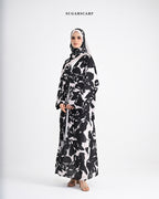 She is In Bloom Abaya Outer in Kelly