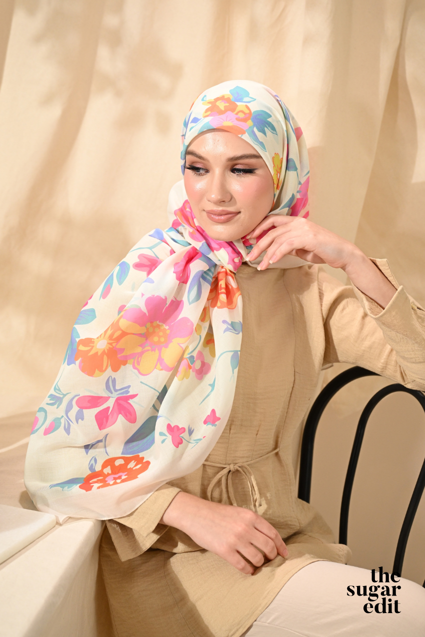 YES THESUGAREDIT Jasmine Collection French Cotton Bawal ( MAGICAL)