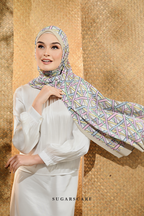 YES DEFCT ( Full Wide Pleats Shawl ) Classy Simpulan ( LONTONG )