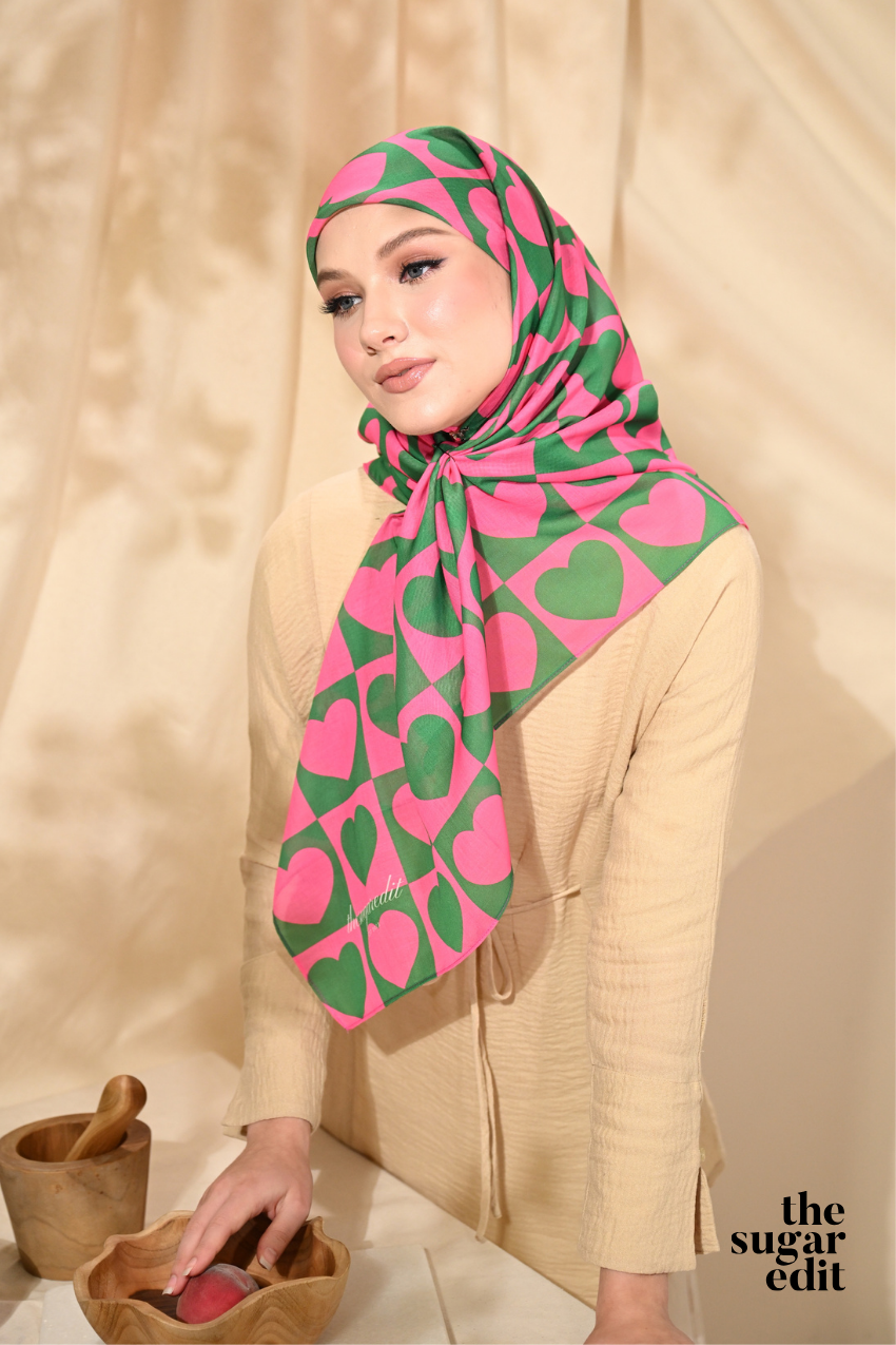YES DEFECT - THESUGAREDIT Heart Edit Vol 1 French Silk Cotton Bawal ( CRUSH )