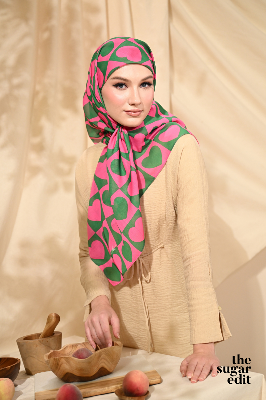 YES DEFECT - THESUGAREDIT Heart Edit Vol 1 French Silk Cotton Bawal ( CRUSH )