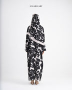 She is In Bloom Abaya Outer in Kelly