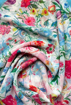 TSE BloomInvitation Japanese Cotton Voile Square - Ellie (Vibrant)