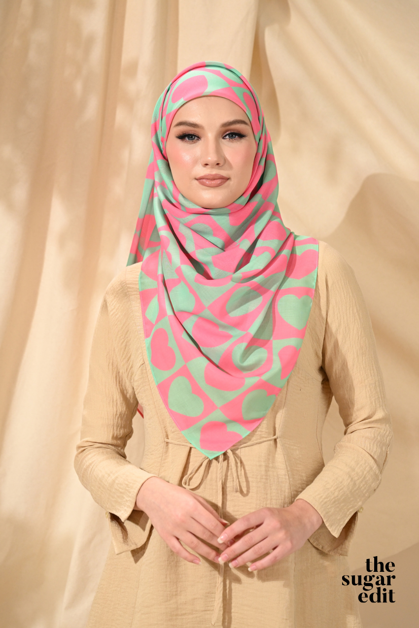 YES DEFECT - THESUGAREDIT Heart Edit Vol 1 French Silk Cotton Bawal ( MY DARLING )