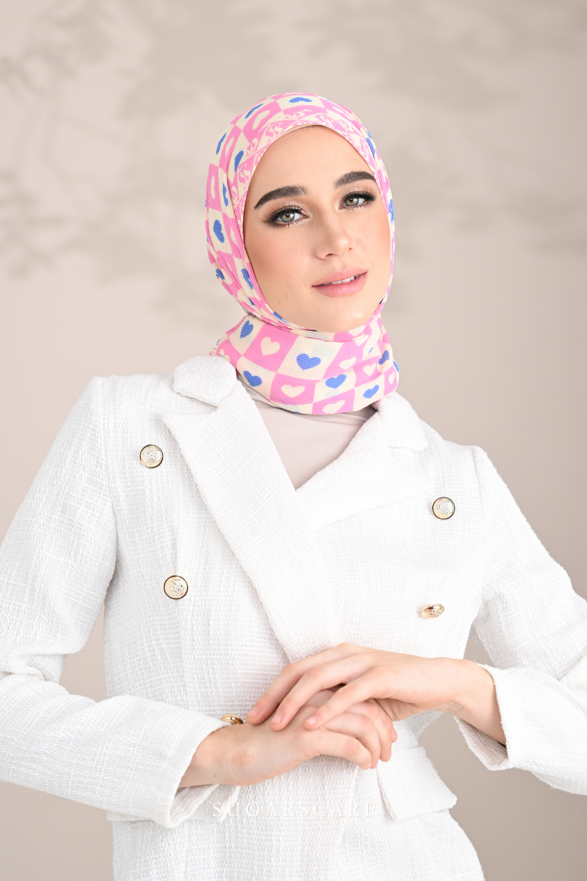 ( Full Wide Pleats Shawl ) Kindness ( JOY )