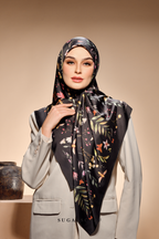 ( Square ) The Fresh Start Matte Satin Silk Scarf ( KNOT YOUR GOAL )