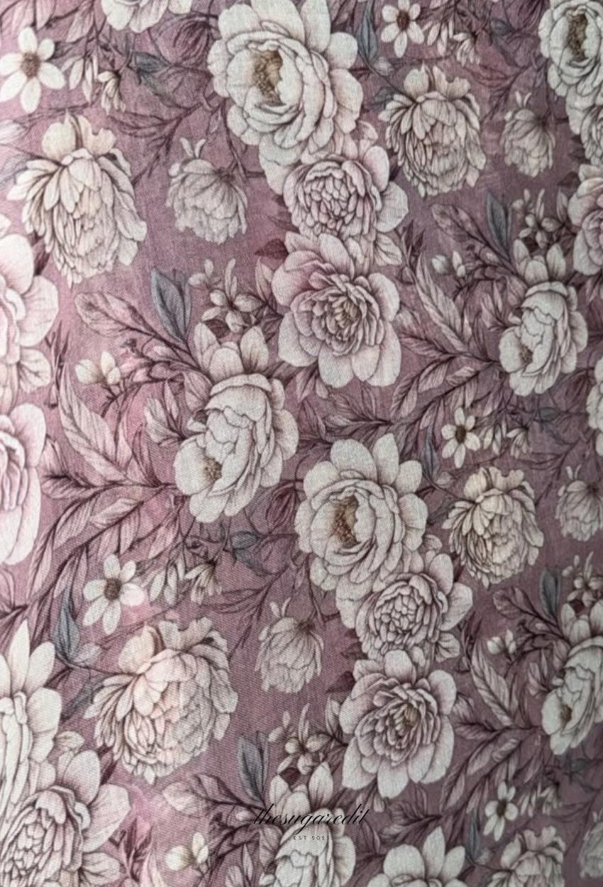 TSE BloomInvitation Japanese Cotton Voile Square - Dublin