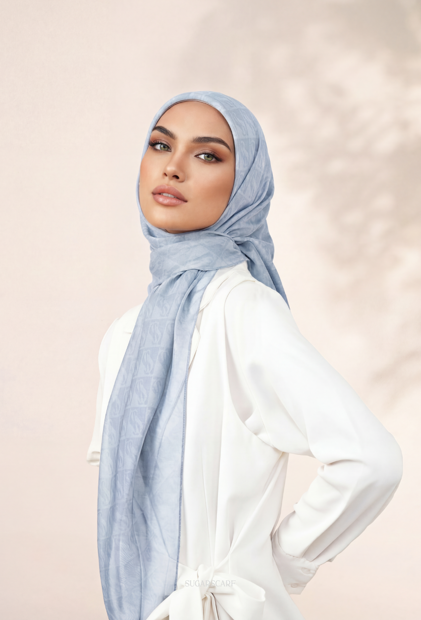 SS Monogram Japanese Voile In Powder Puff