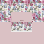 FallInLove Scarves Mixed Satin Square in Poppi