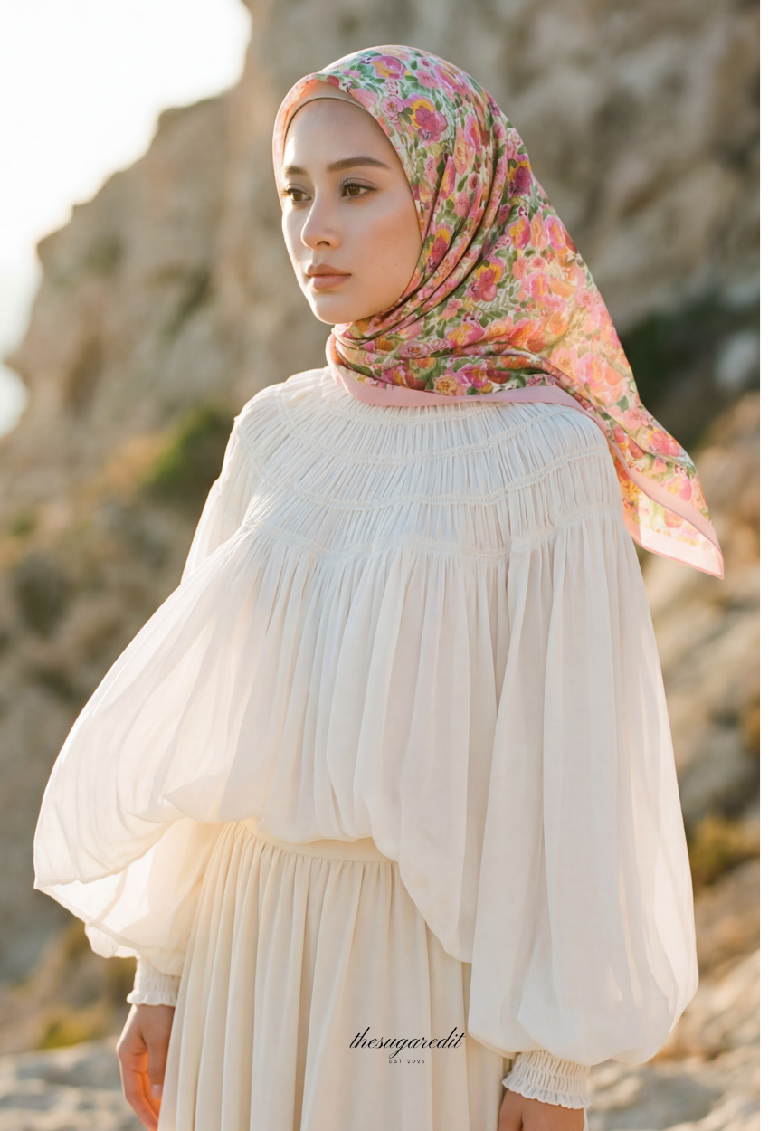 TSE Grace Collection Japanese Voile Square In Fate