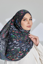 YES DEFECT ( Full Wide Pleats Shawl ) Enchanted Garden ( Maleficent)