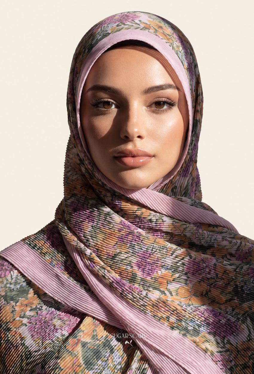 Fall In Love Wide Ultra Fine Pleated Shawl Ironless · in Ornella