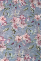 TSE BloomInvitation Japanese Cotton Voile Square - Lucena