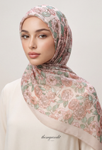 TSE BloomInvitation Japanese Cotton Voile Square - Cameron