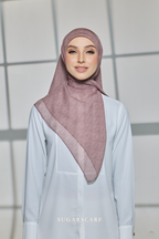 YES DEFECT - Sugarscarf Monogram JapaneseVoile In Celestial Rosey