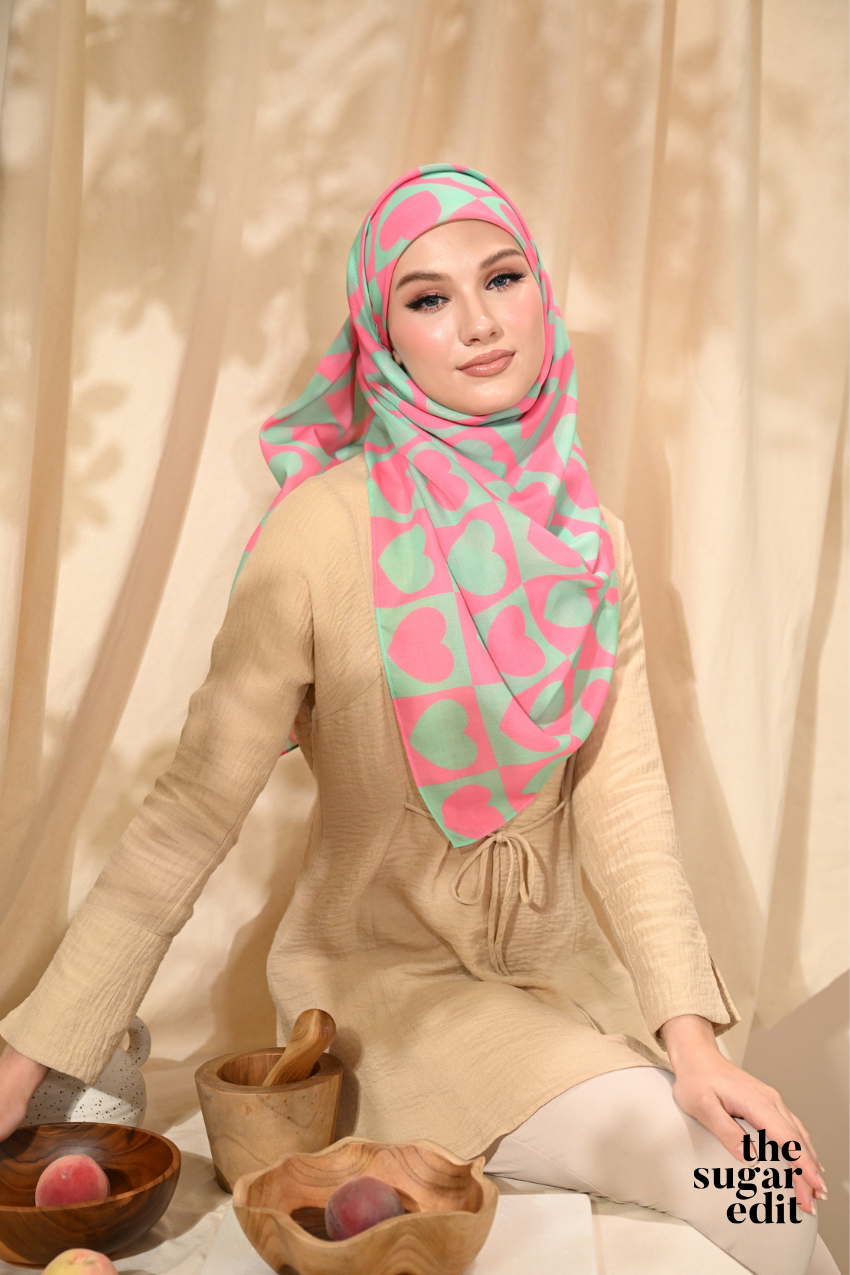 YES DEFECT - THESUGAREDIT Heart Edit Vol 1 French Silk Cotton Bawal ( MY DARLING )