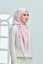 YES DEFECT - ( Square ) AS-IS Girl Boss Mixed Satin Silk Scarf ( Charisma )