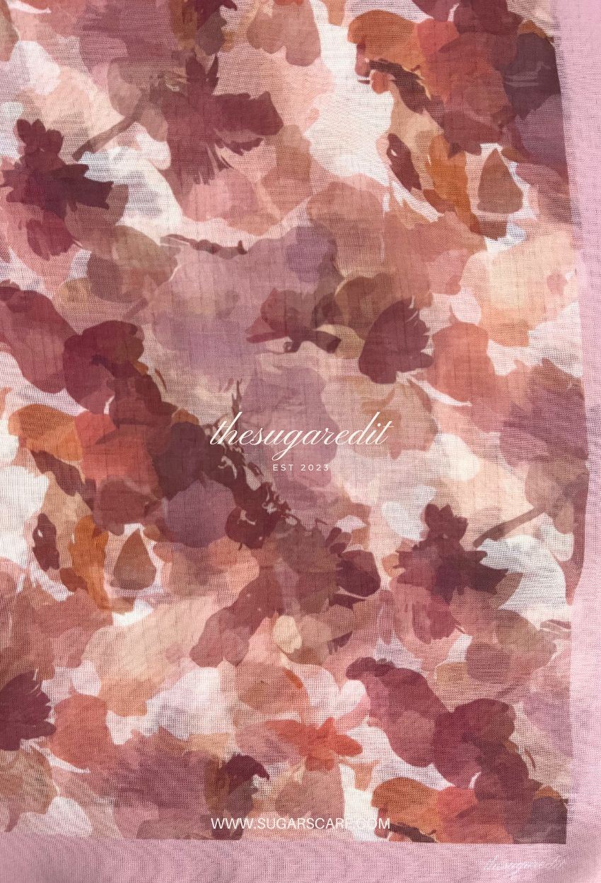 TSE Bloom JapaneseOsaka 47Inch Cotton Voile Square - Eden