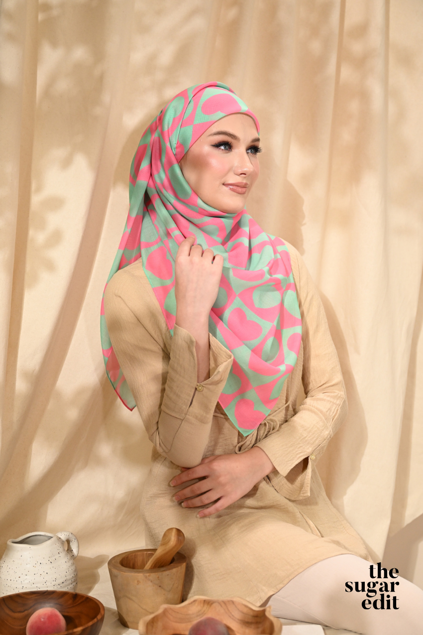 YES DEFECT - THESUGAREDIT Heart Edit Vol 1 French Silk Cotton Bawal ( MY DARLING )