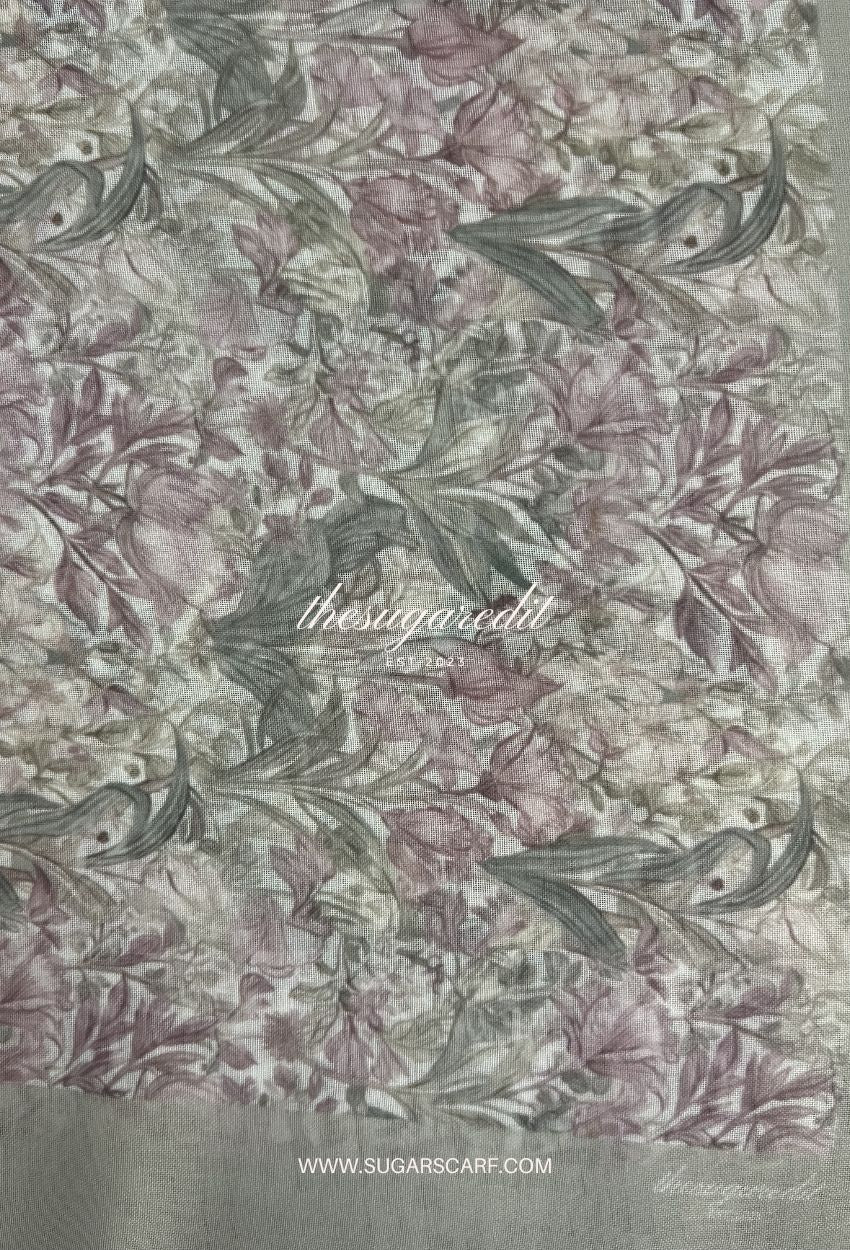 TSE Bloom JapaneseOsaka 47Inch Cotton Voile Square - Maeve