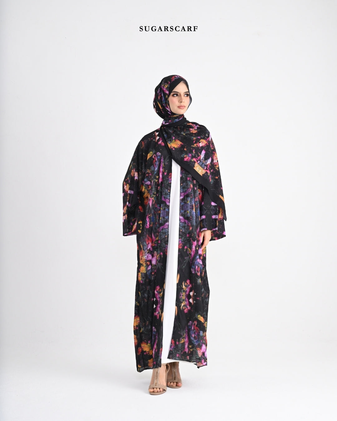 She is In Bloom Abaya Outer in Yuna