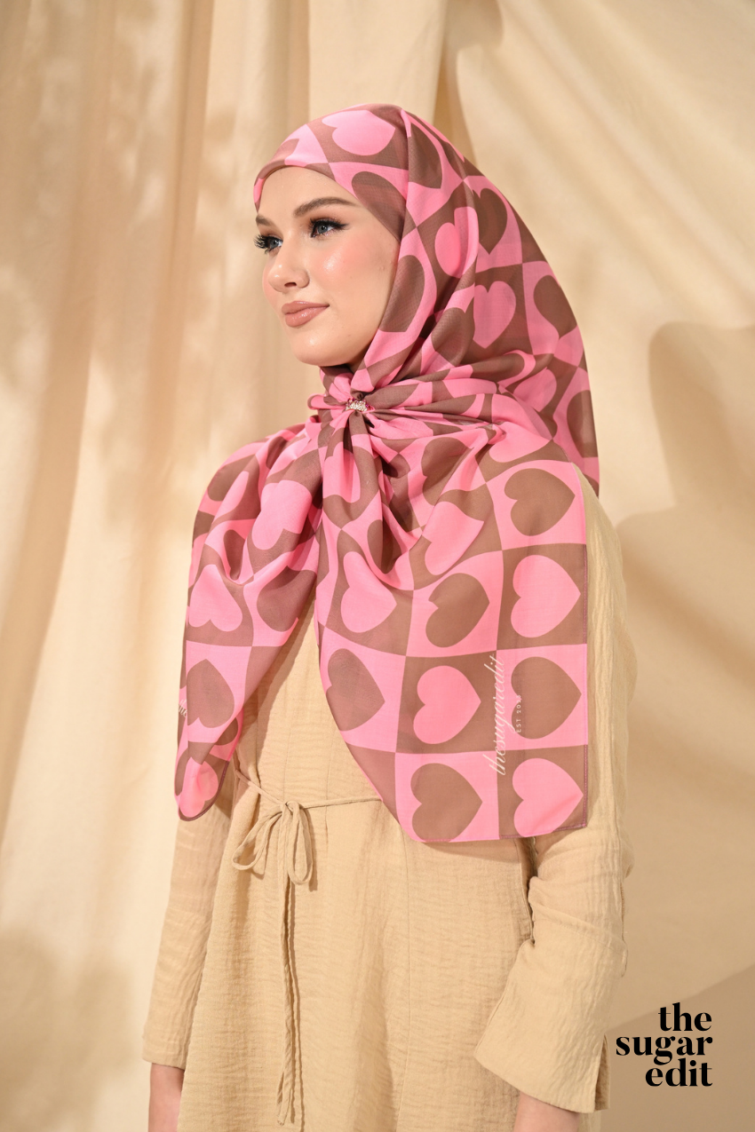 YES DEFECT - THESUGAREDIT Heart Edit Vol 1 French Silk Cotton Bawal ( SAYANG )