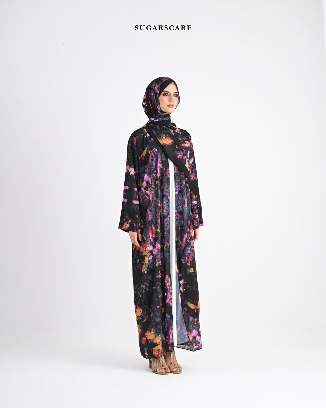 She is In Bloom Abaya Outer in Yuna
