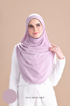 Iris Slip On Plain Hijab (Lilac)