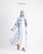 She is In Bloom Abaya Outer in Roxanne