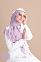 Claudia Triangle Style (Semi Instant Hijab) (Liliac)