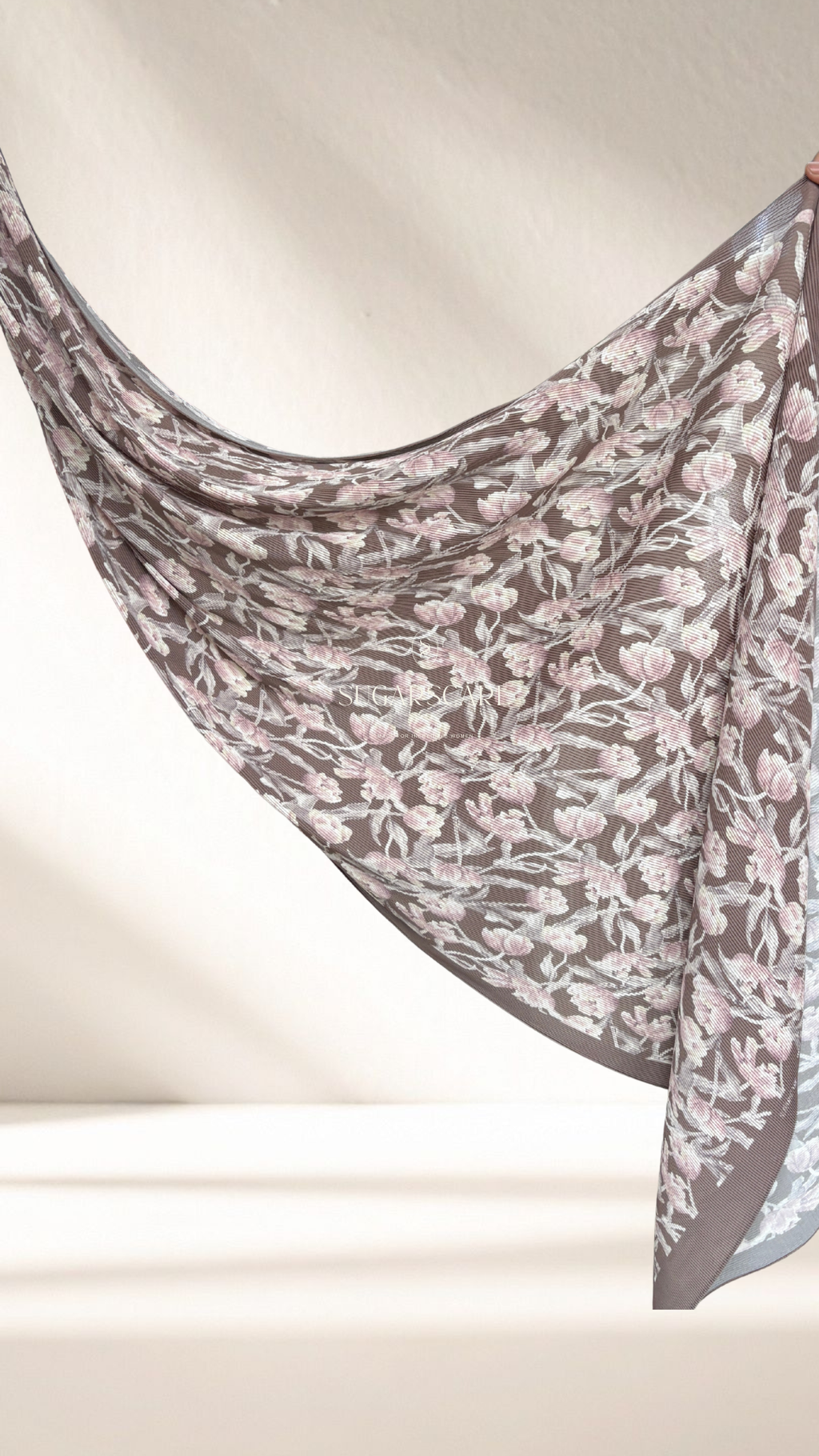 Fall In Love Wide Ultra Fine Pleated Shawl Ironless · in Aloura