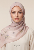 TSE BloomInvitation Japanese Cotton Voile Square - Jaipur