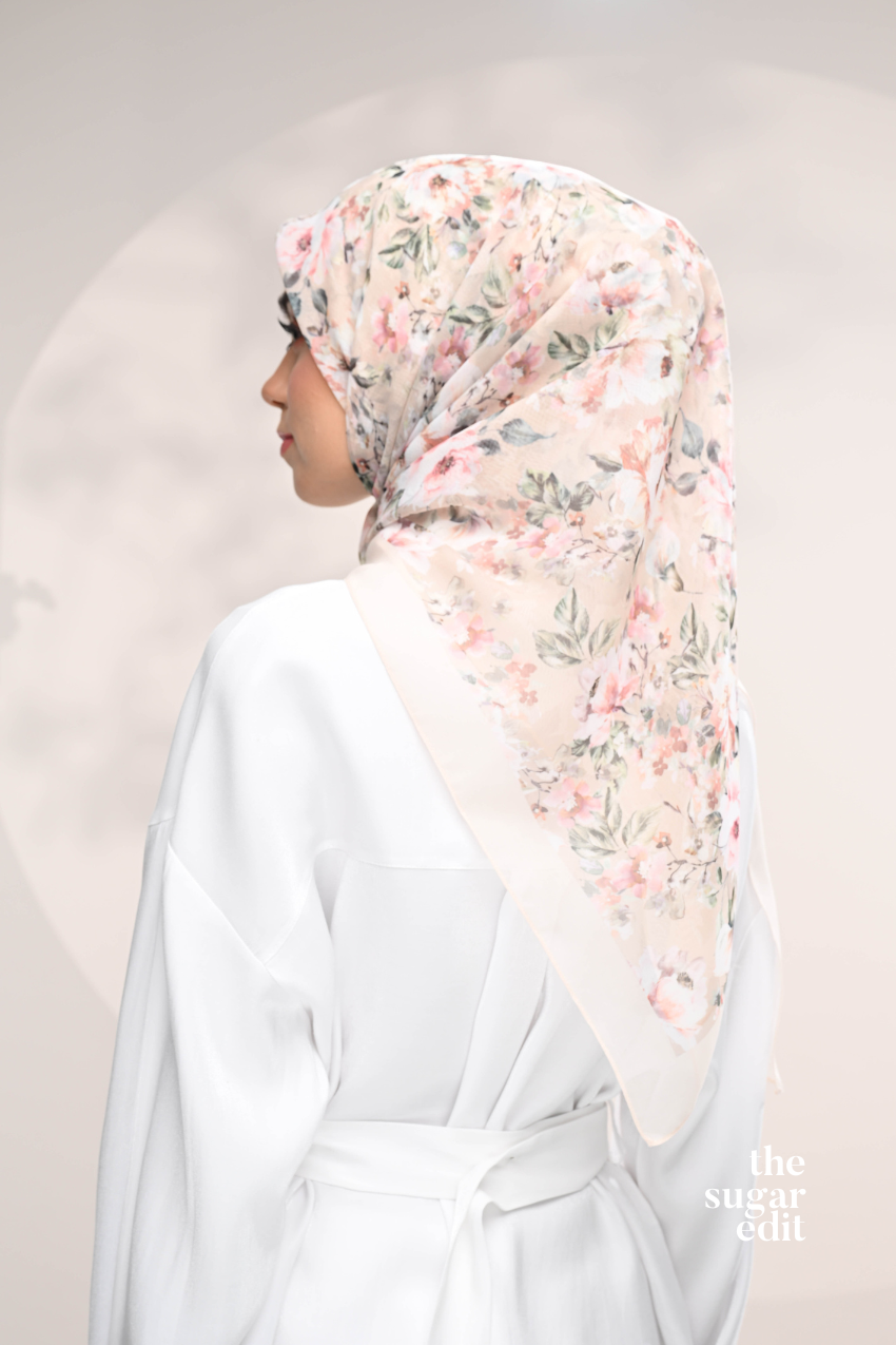 YES DEFECT - THESUGAREDIT Blooming Japanese Cotton Voile In ( Lush )