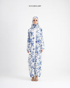 She is In Bloom Abaya Outer in Roxanne