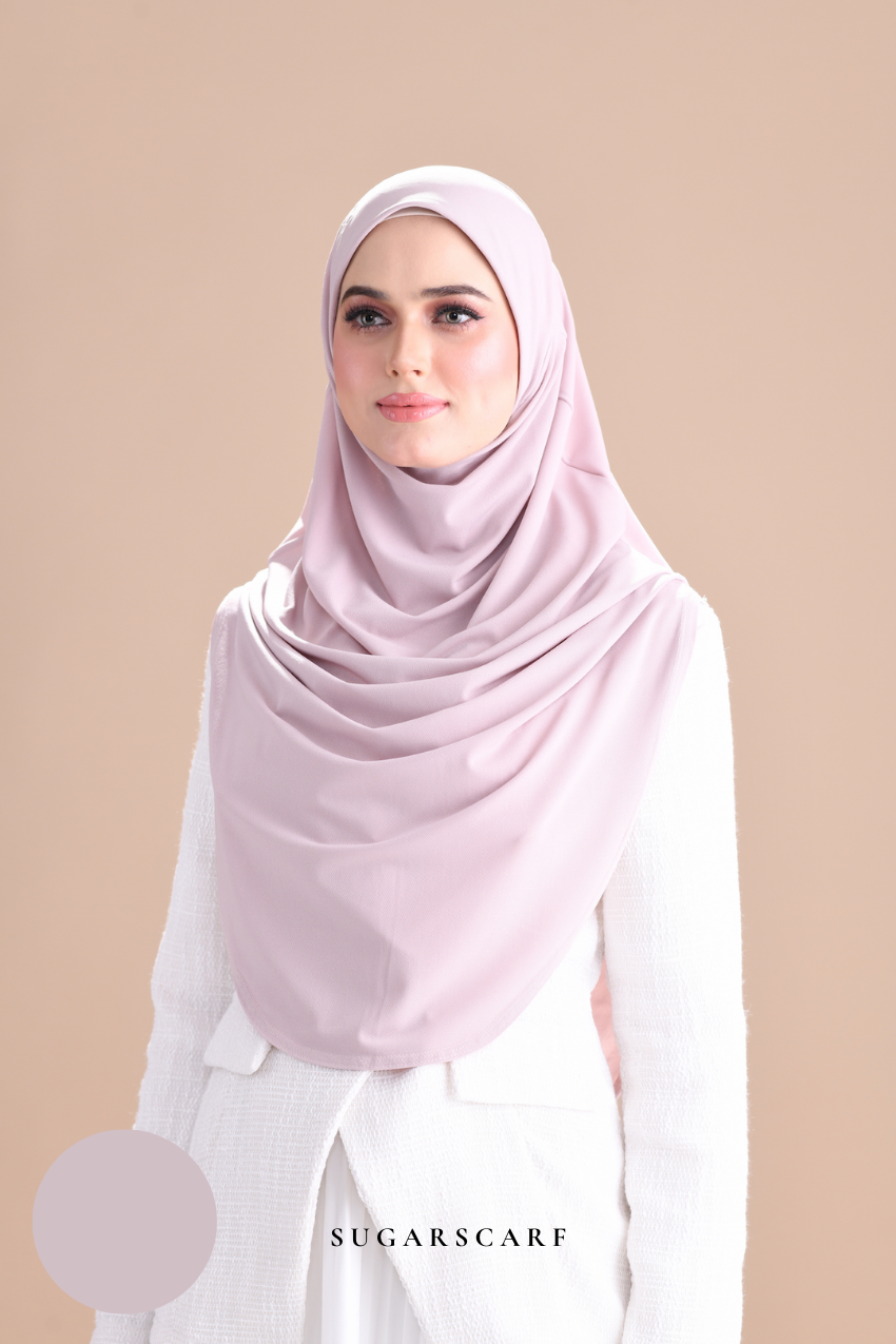 Iris Slip On Plain Hijab (Cake)
