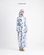 She is In Bloom Abaya Outer in Roxanne