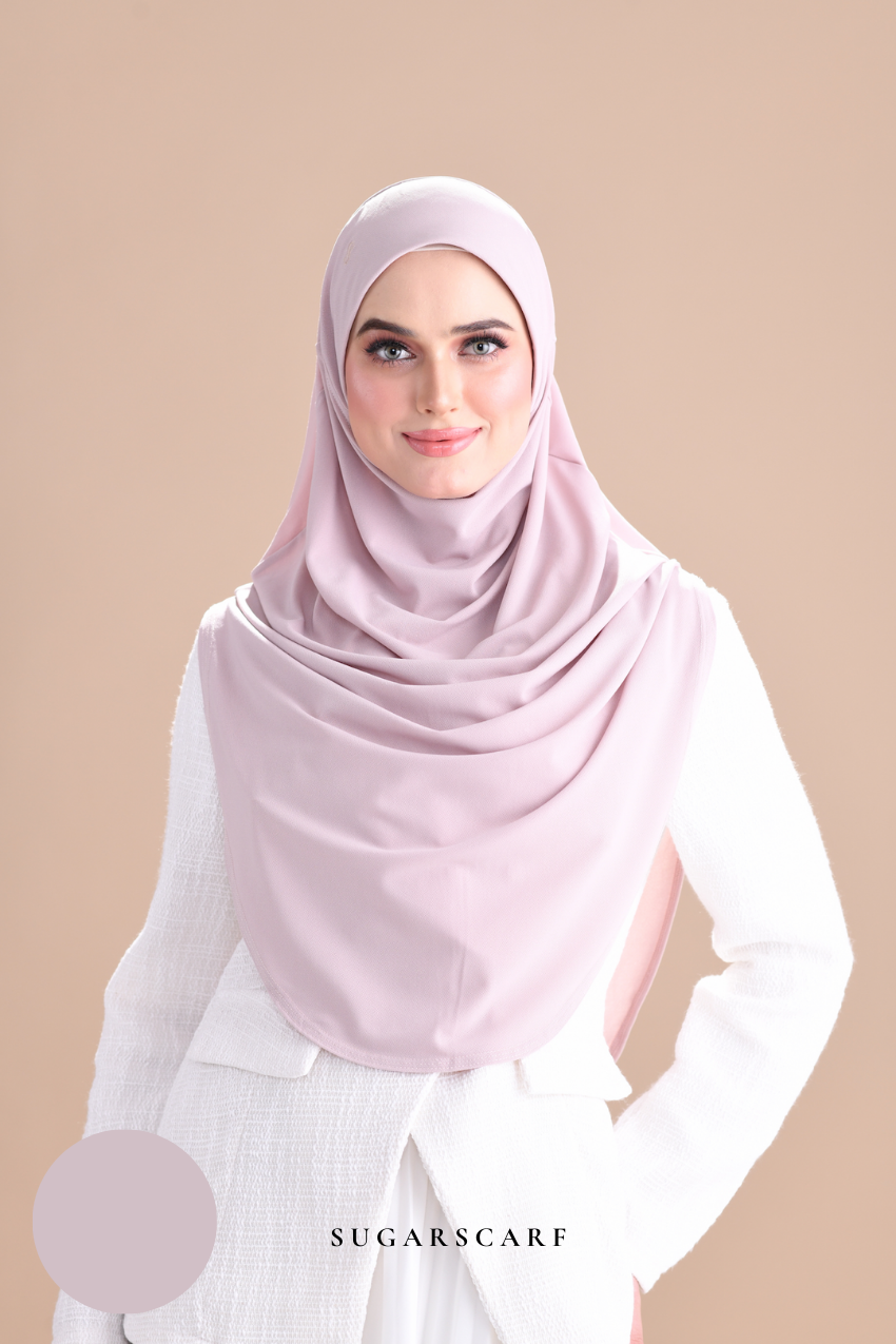 Iris Slip On Plain Hijab (Cake)