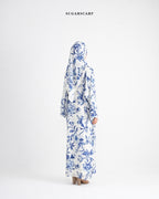 She is In Bloom Abaya Outer in Roxanne