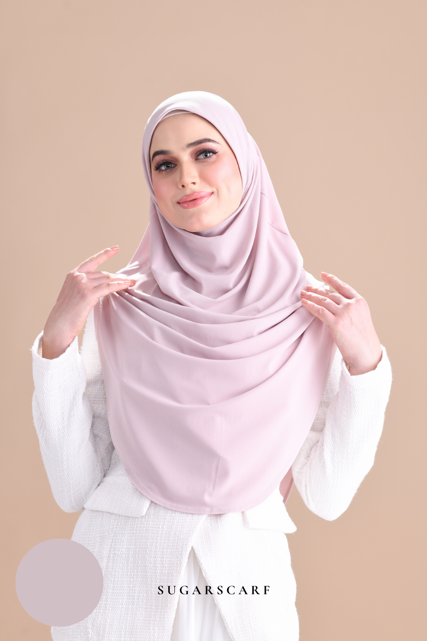 Iris Slip On Plain Hijab (Cake)